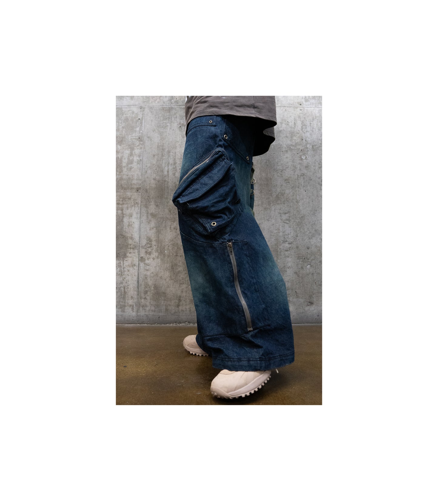 Denim 8 pocket  Cargo